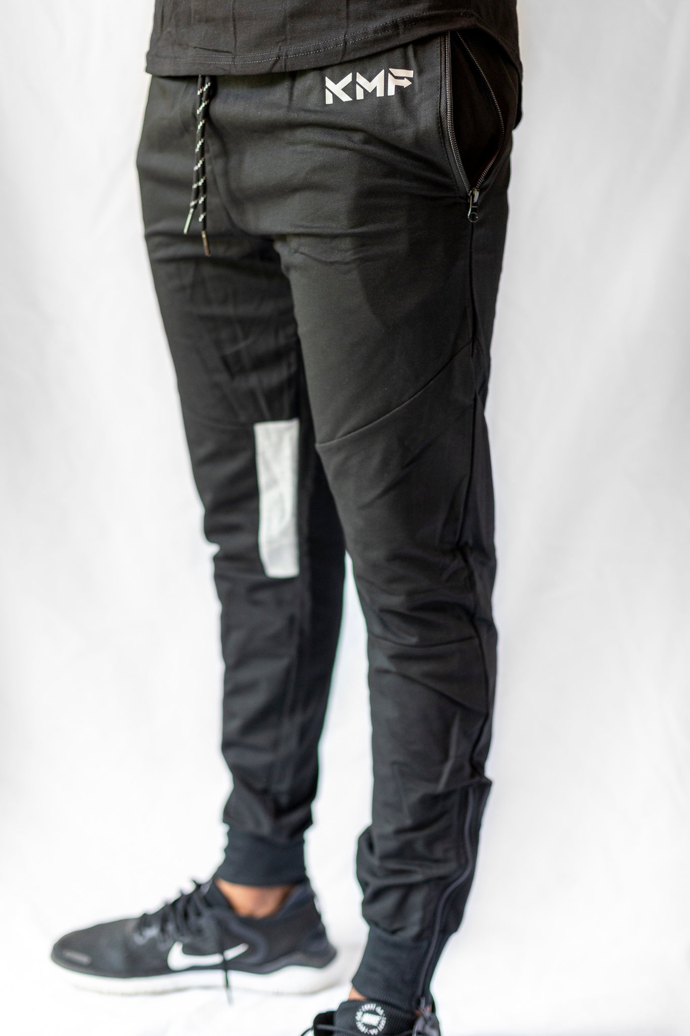 Black Zoom Tapered Joggers